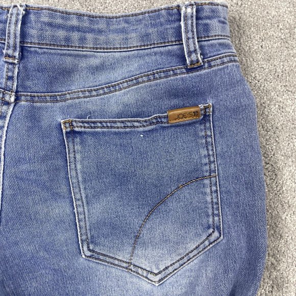 Joe's Jeans Girl's Size 16 (25x29) Mid-Rise Medium Wash Straight Leg Denim - Picture 5 of 12